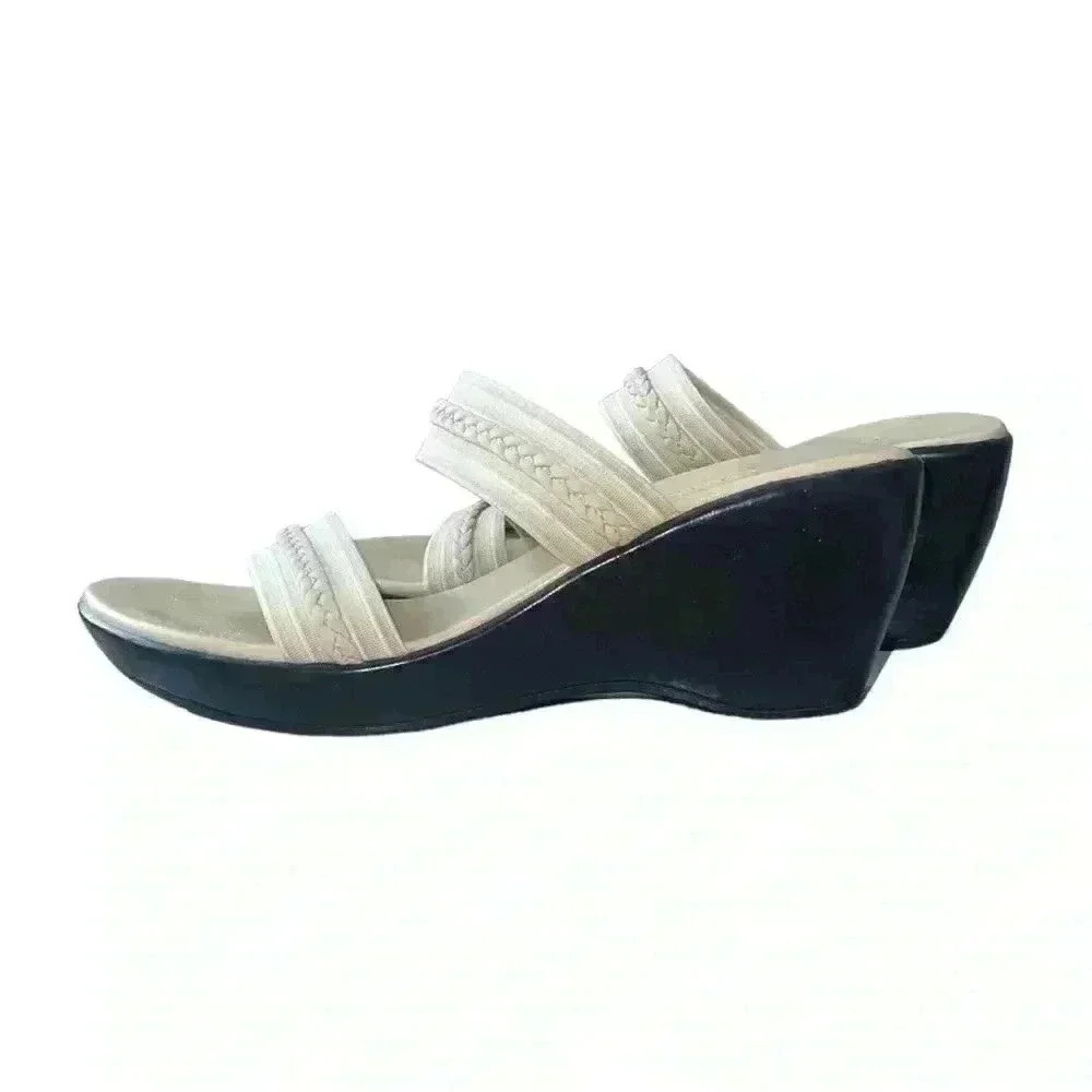 Cabin Creek Wedge Strappy Sandals Size 7 1/2 - Picture 3 of 7